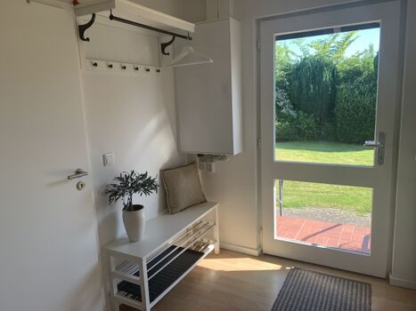 Der helle Eingangsbereich