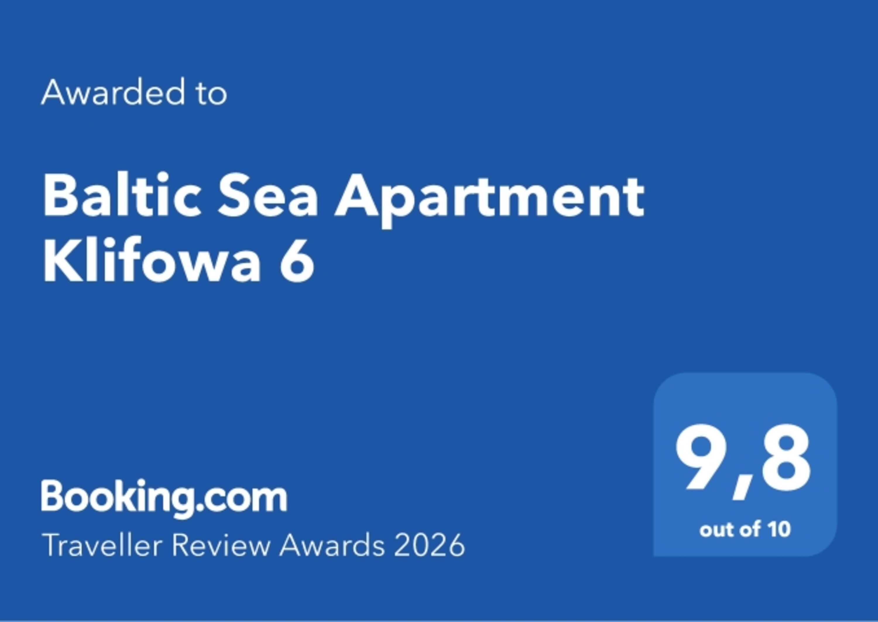 Booking.com Award