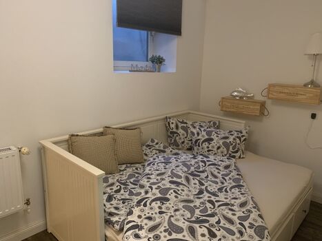 Das zweite Schlafzimmer mit Kojenbett.