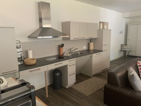 Die Küche der Ferienwohnung