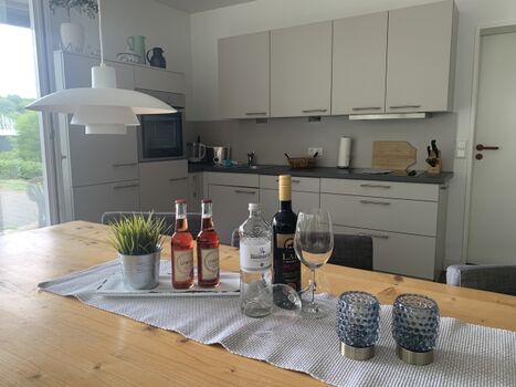 Der Essbereich der Ferienwohnung