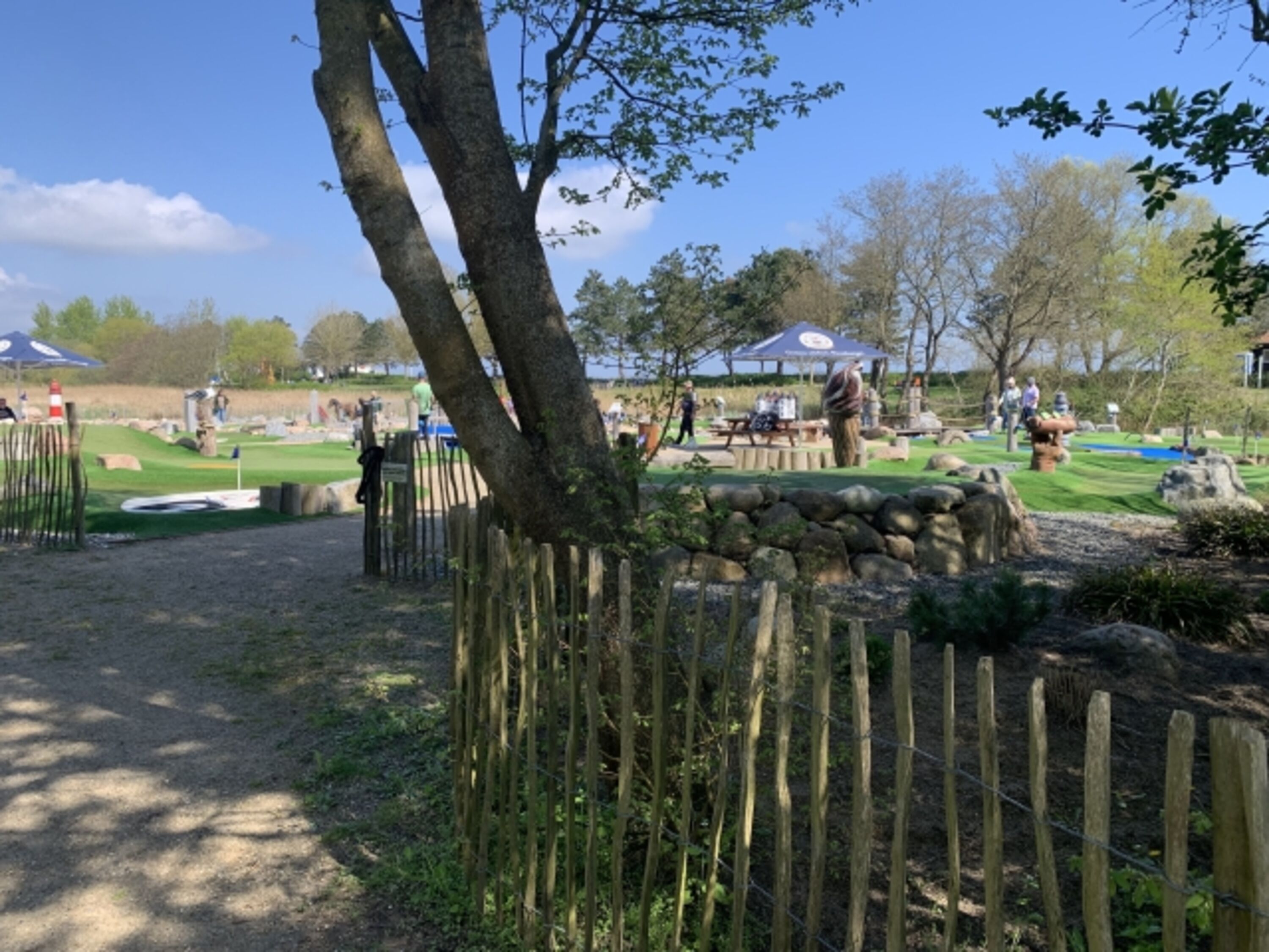 Minigolf am Strand Holnis