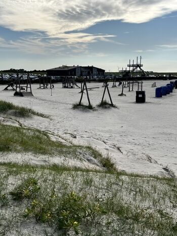 Spielplatz am Strand 