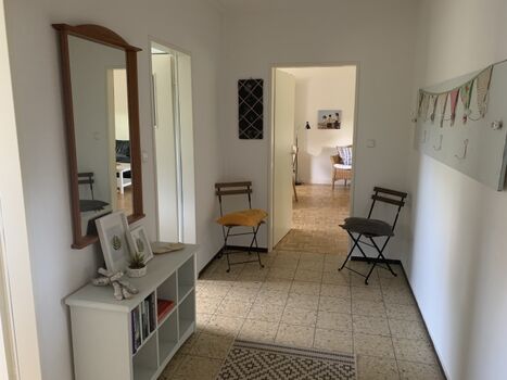 Der Eingangsbereich der Ferienwohnung Särö