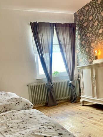 Schlafzimmer mit 2 Einzelbetten 