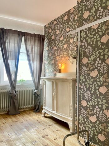 Schlafzimmer mit 2 Einzelbetten 