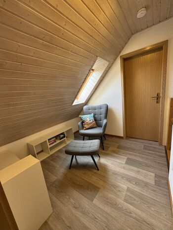 gemütliche Leseecke im Obergeschoss