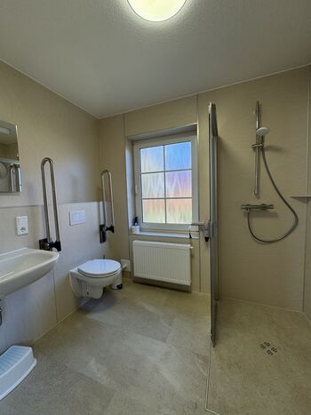 stufenloses Bad im Erdgeschoss