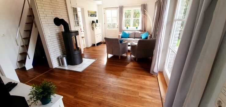 Der helle  Wohnbereich