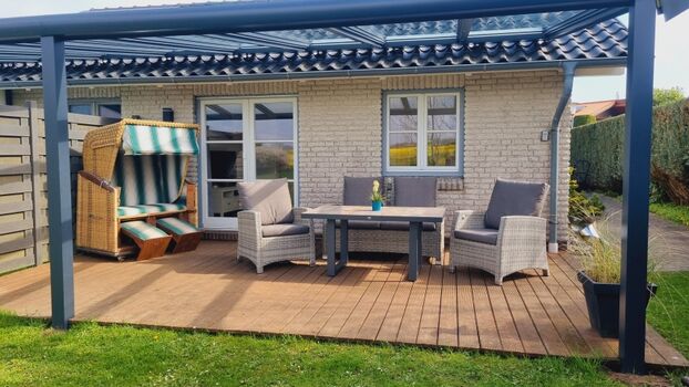 Blick aus dem Garten