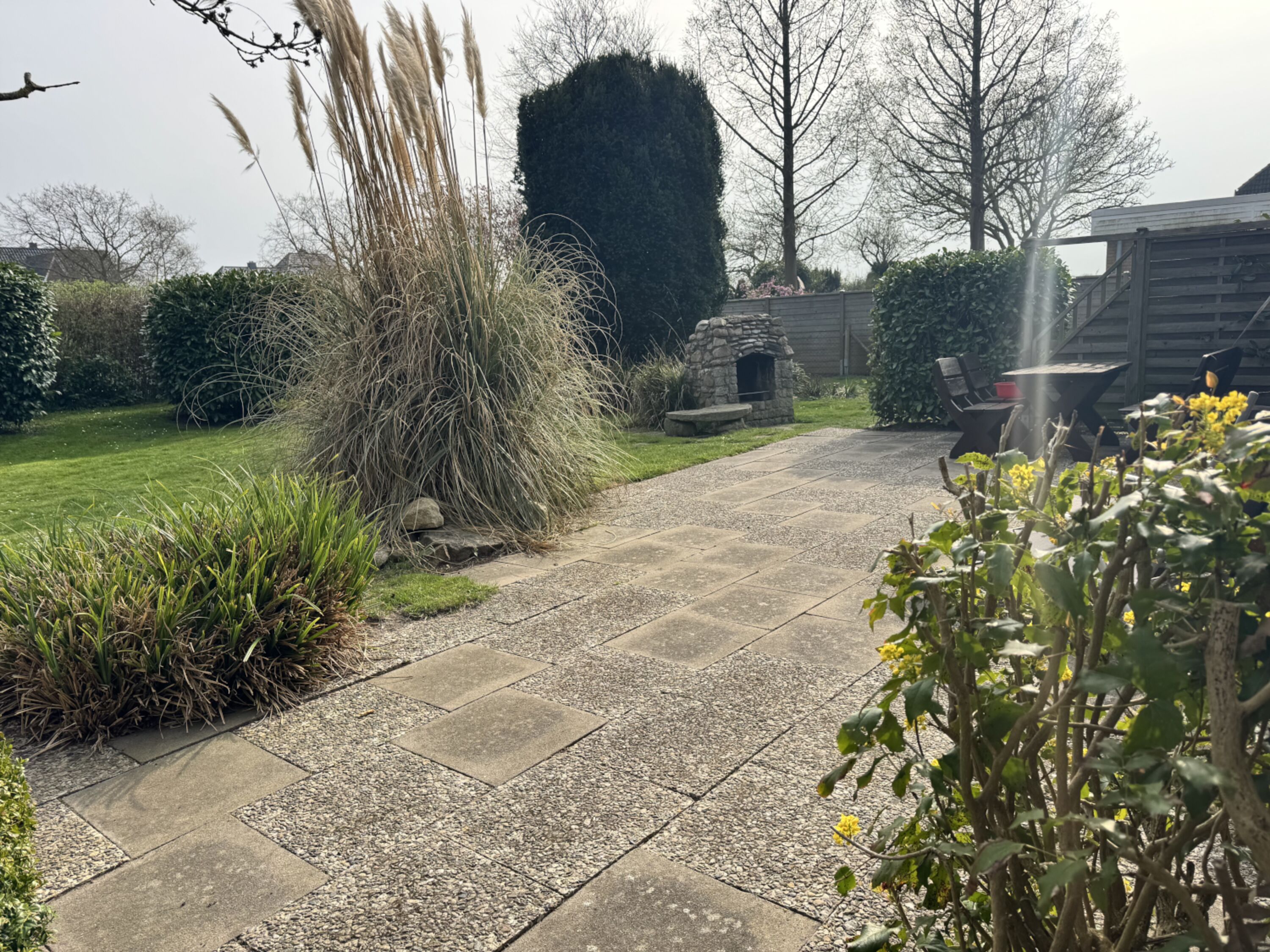 Gartenansicht von Terrasse