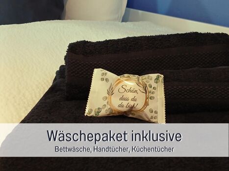 Wäschepaket inklusive