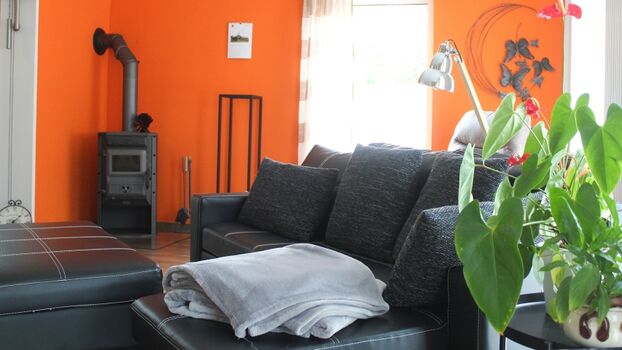 Wohnstube mit Kaminofen