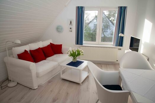 Wohnzimmer mit Schlafcouch