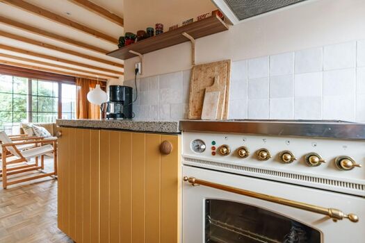 Die offene Küche mit allem Komfort