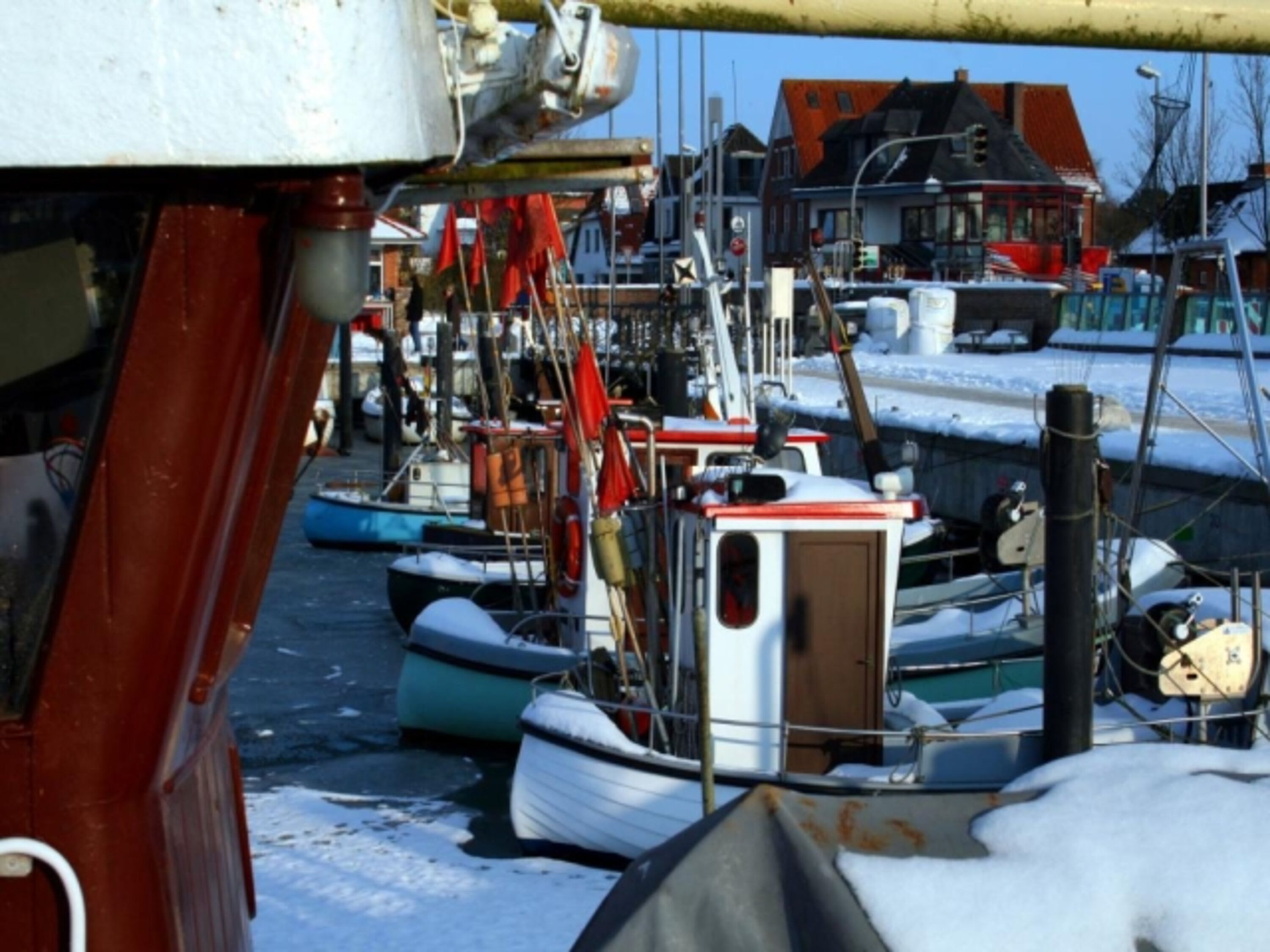 Hafen im Winter