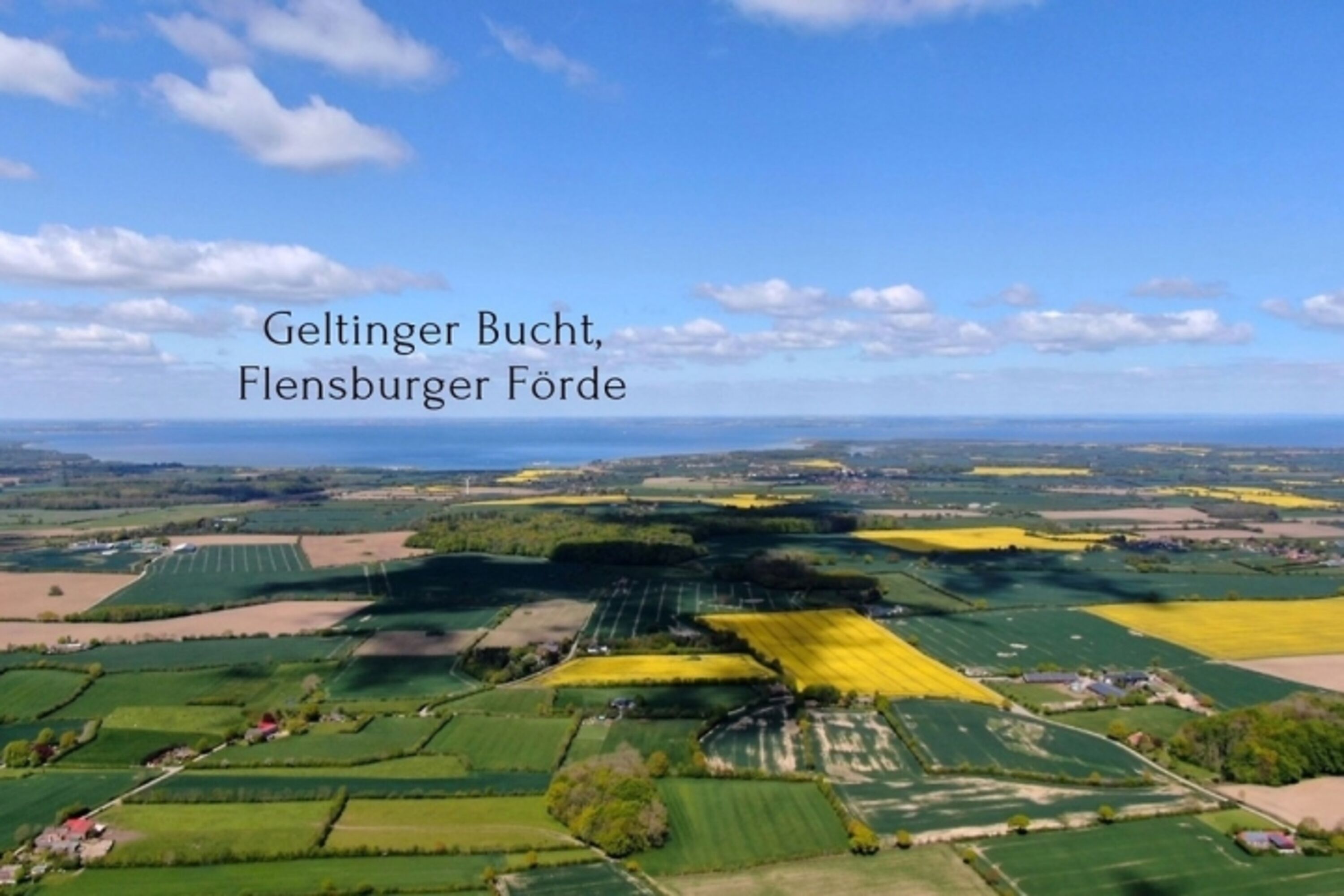 Über dem Ferienhaus - Richtung Geltinger Bucht