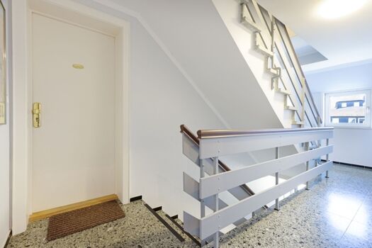 Treppenhaus des Appartementhauses