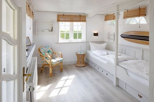 Schlafzimmer 4 im EG im Gästehaus