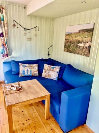 Kuschliges Ecksofa mit Schlaffunktion