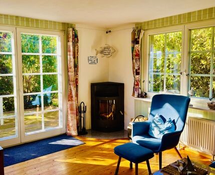 Mein Lieblingsplatz im Wohnzimmer, sonnig und warm