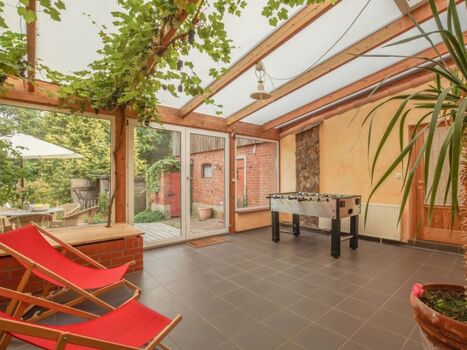 Wintergarten mit Kicker