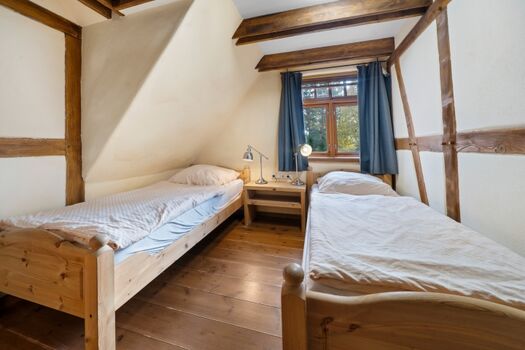 Schlafbereich mit Einzelbetten