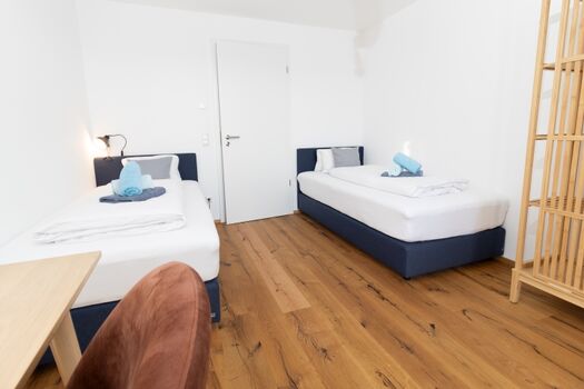 #7, Schlafzimmer mit 2 Einzelbetten