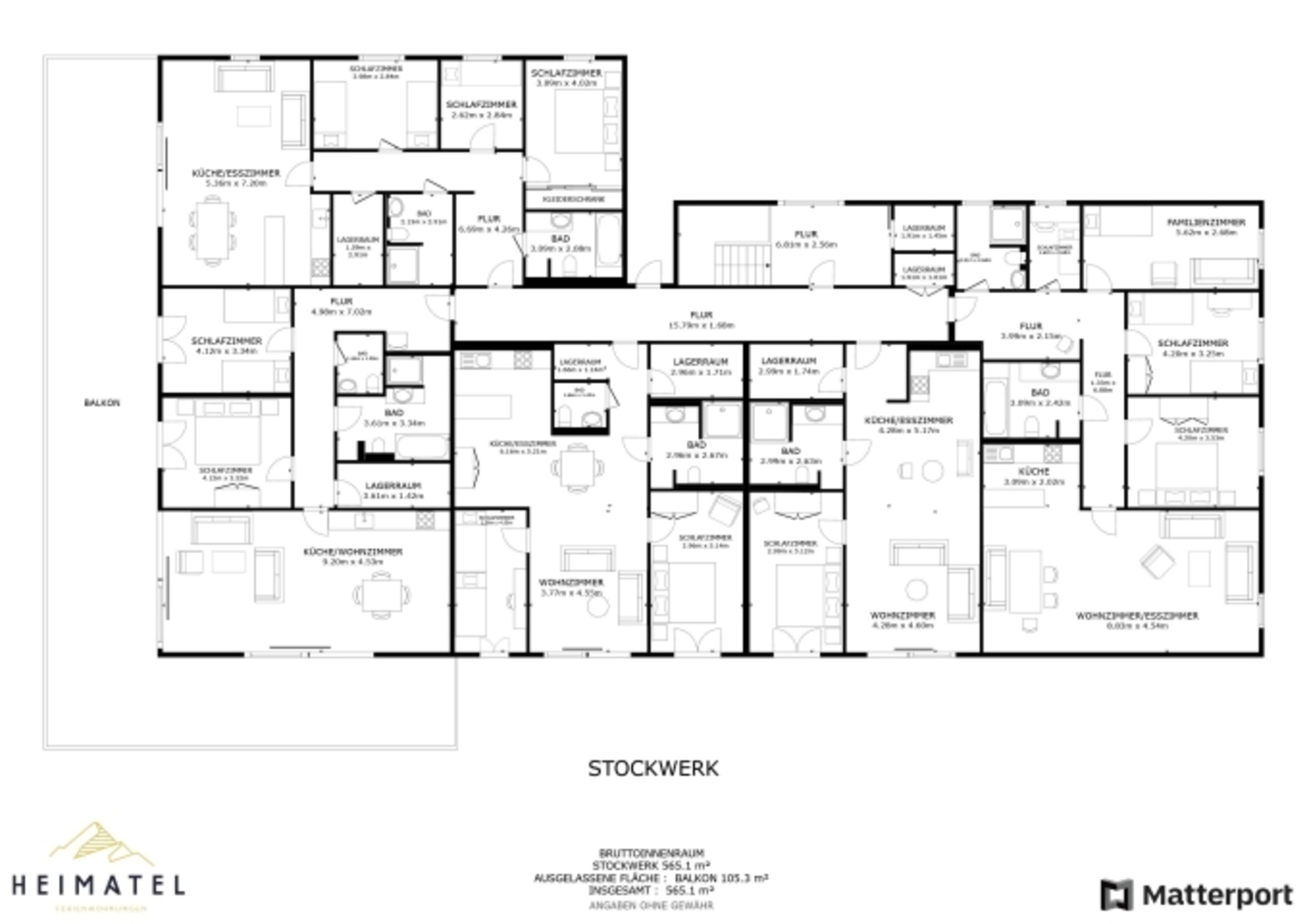 Grundriss des Hauses