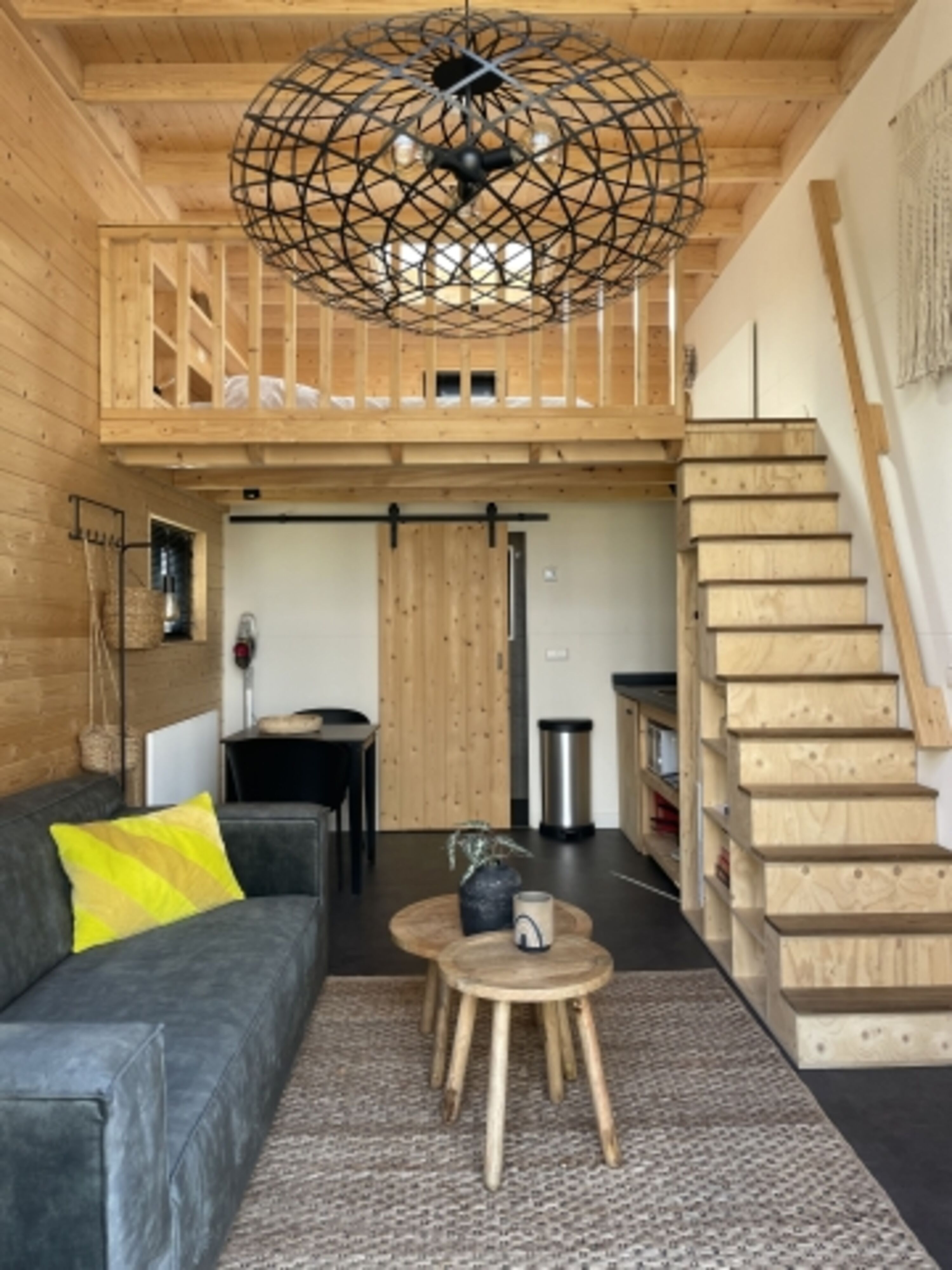gemütlich eingerichtetes Tiny-Haus