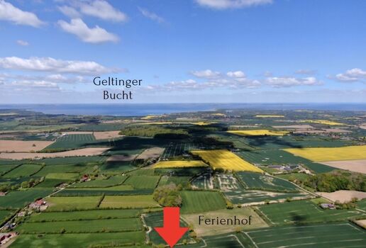 über der Ferienwohnung – Richtung Norden