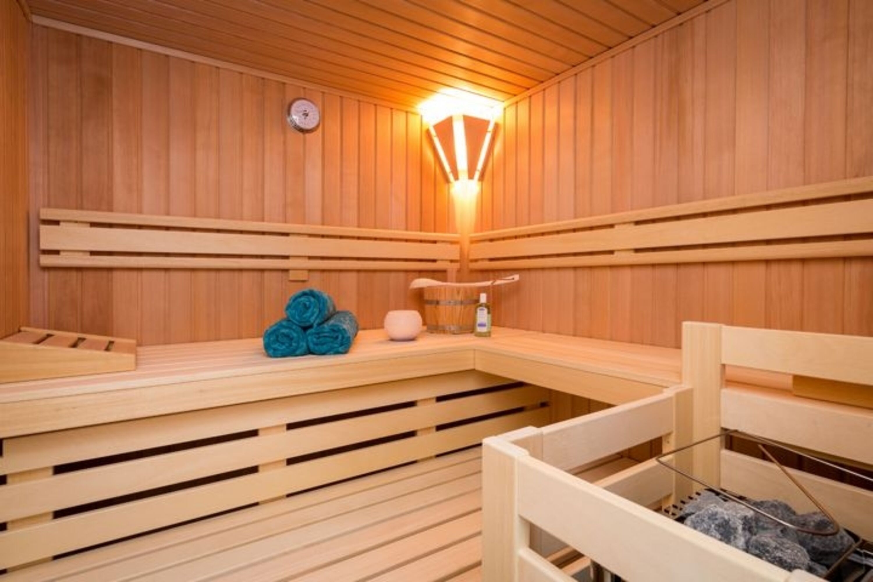 Private Sauna im Bad im 1.OG
