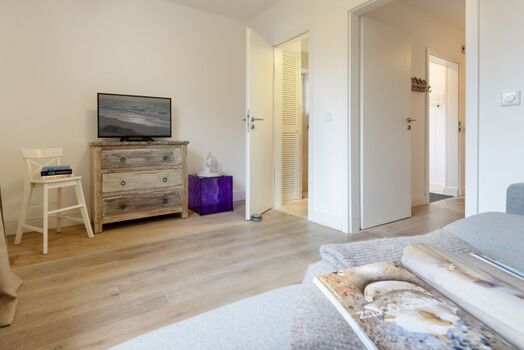 Schlafzimmer vier mit Schlafcouch oder Fernsehzimmer