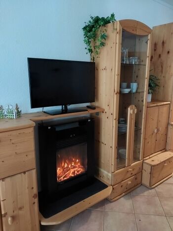 gemütliches Kaminfeuer