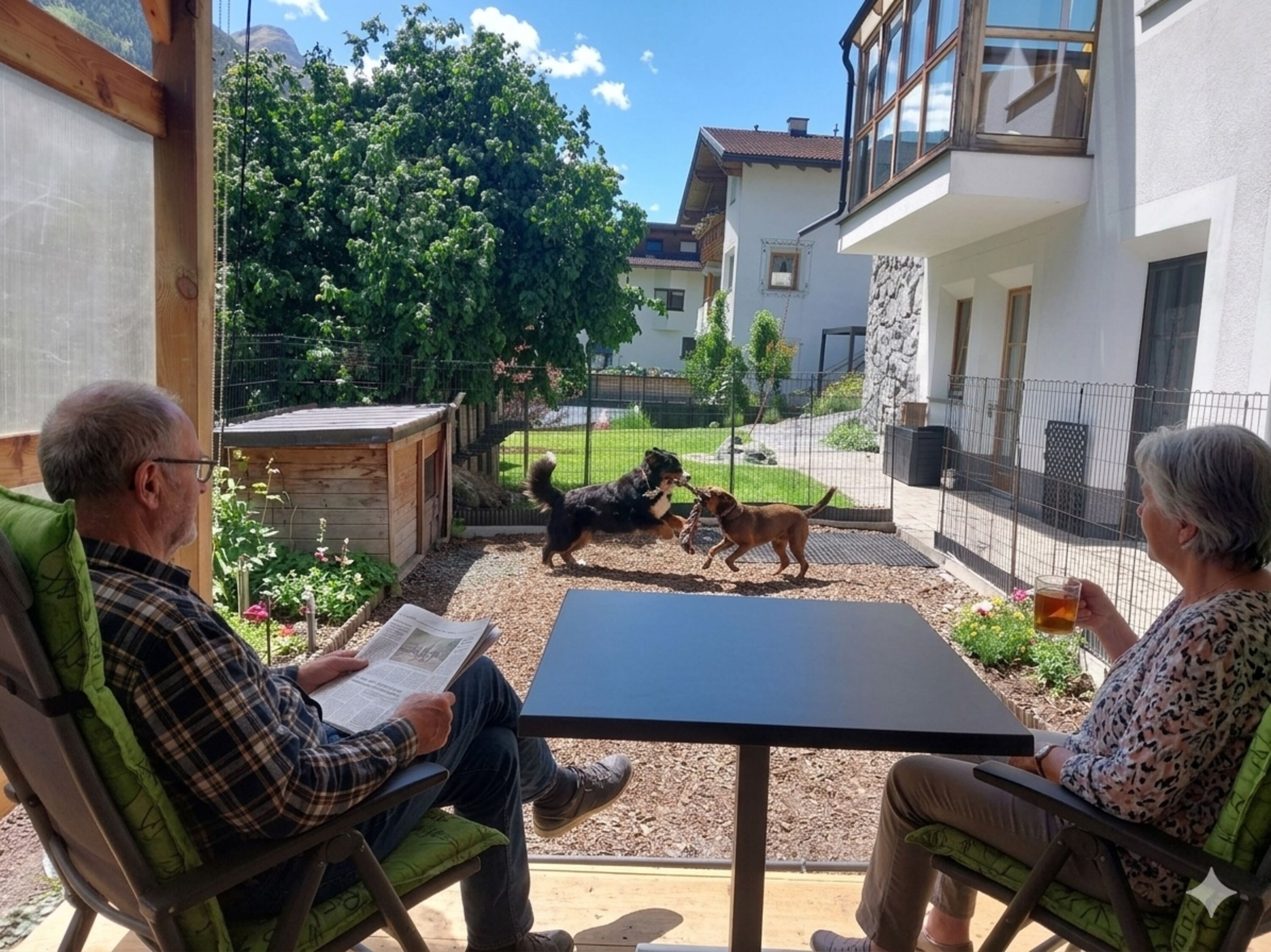 Blick in den Garten
