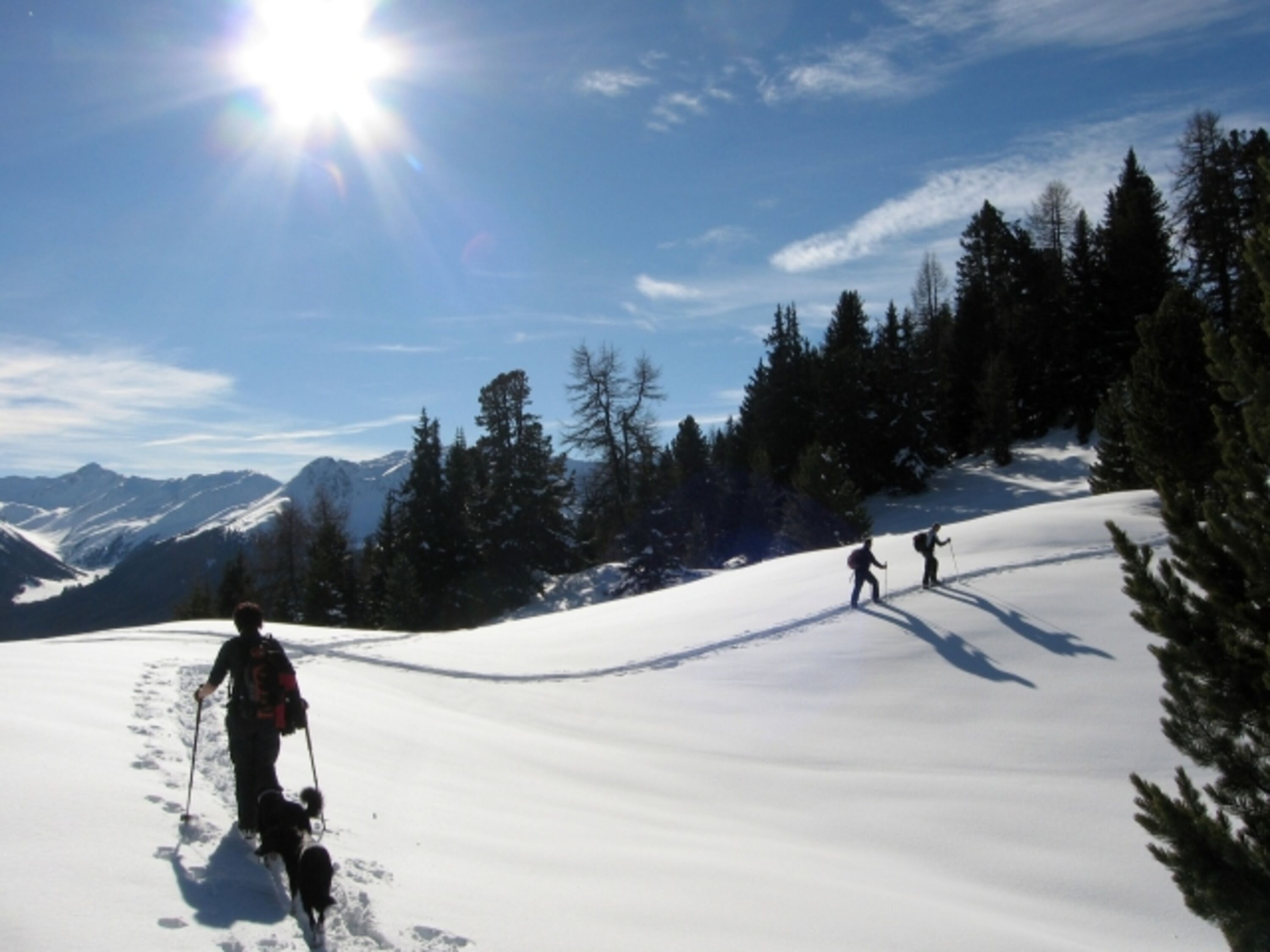 Bergwandern im Winter