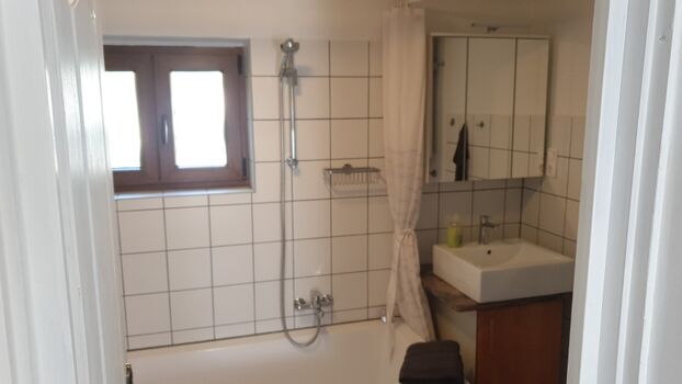 Bad mit Duschbadewanne