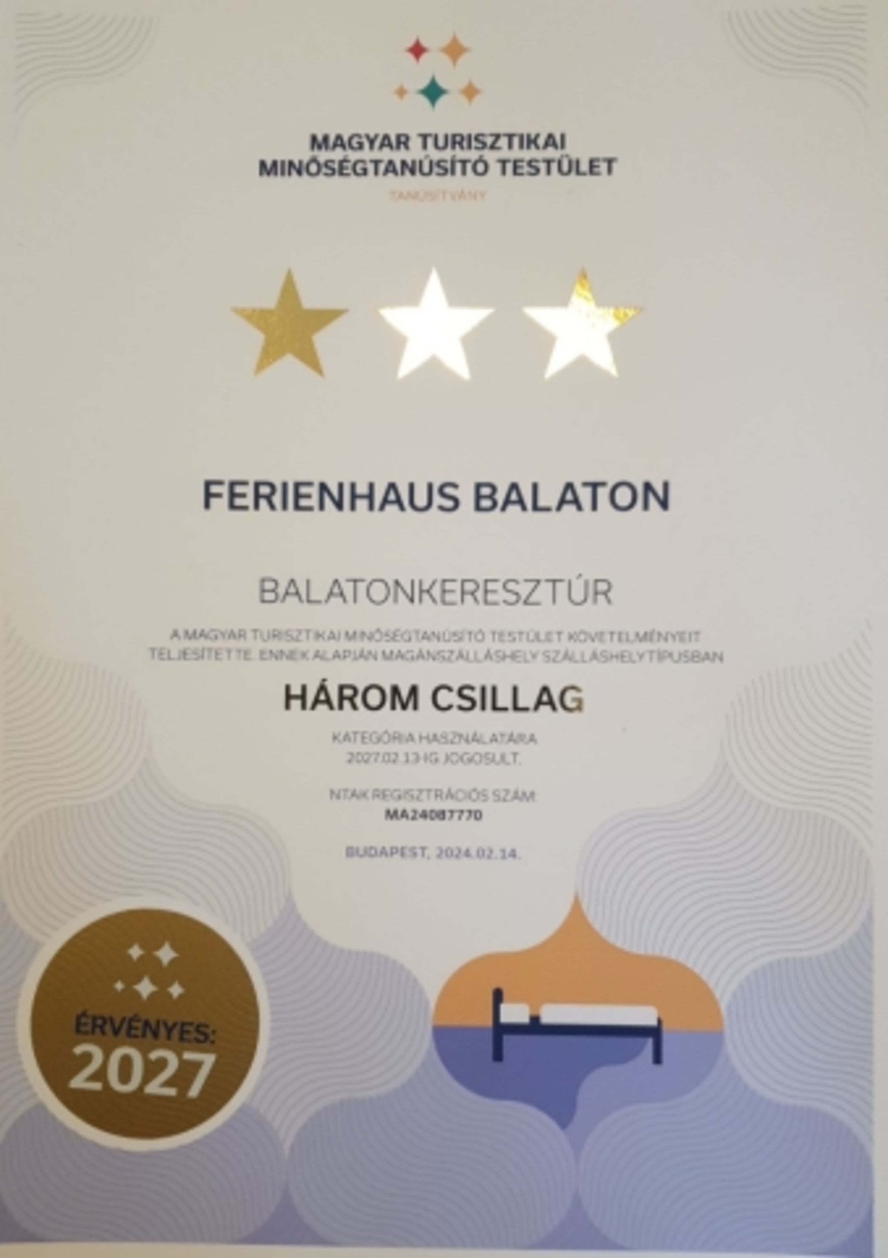 Unser Zertifikat