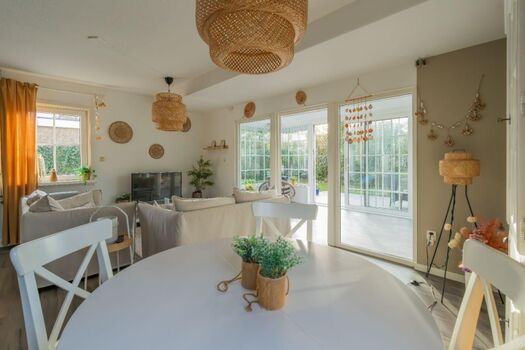 Das helle Wohnzimmer