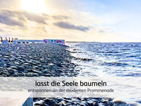 moderne Strandpormmenade