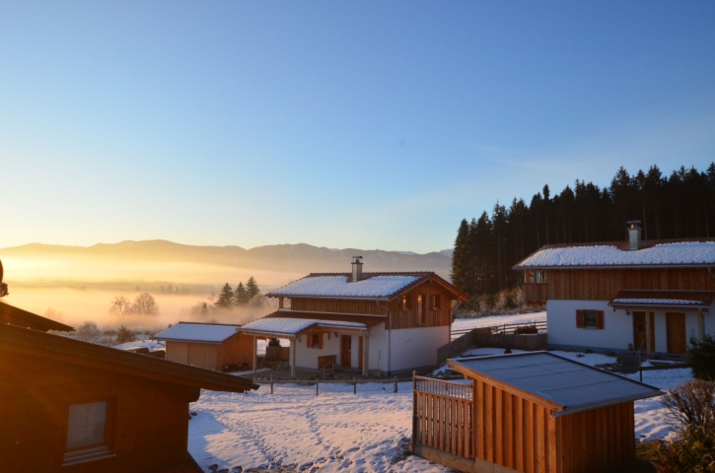 Ausblick vom Balkon