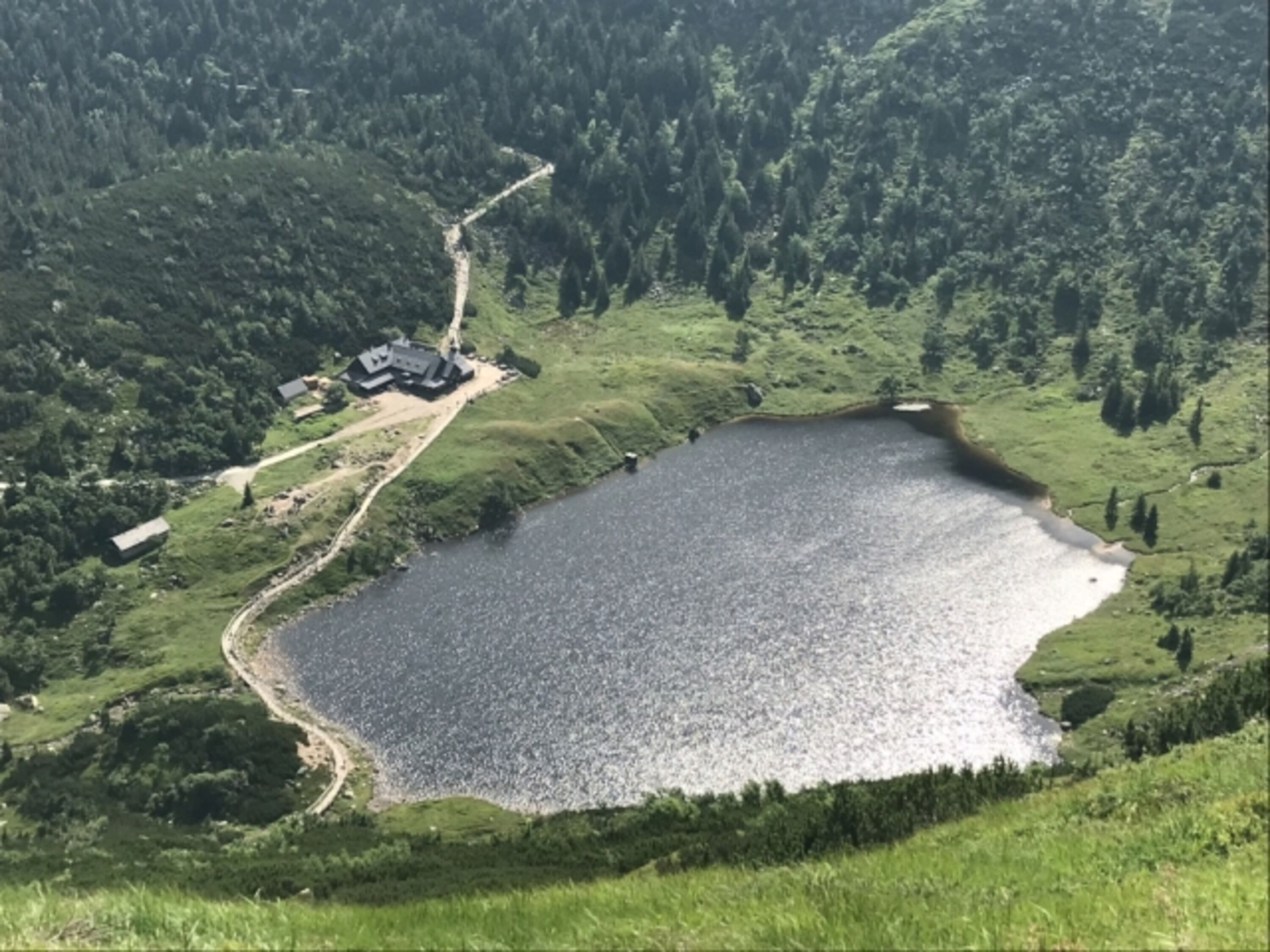 Oben am Kamm im Riesengebirge...