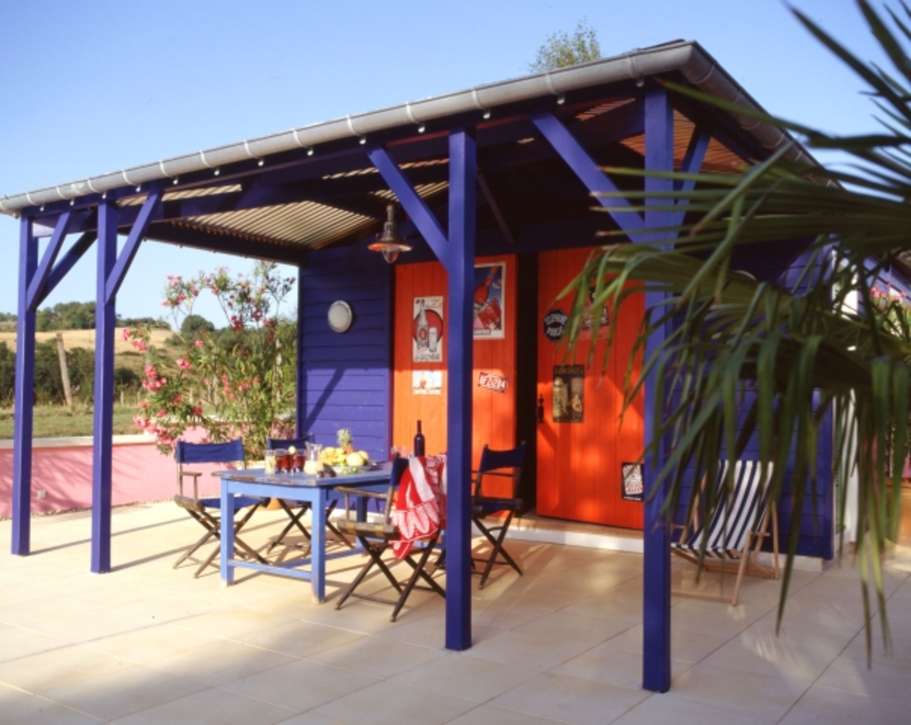Poolhaus mit Sauna