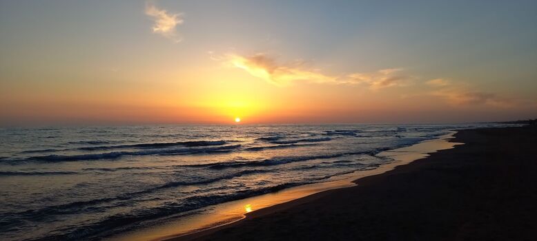 Sonnenuntergang am Strand
