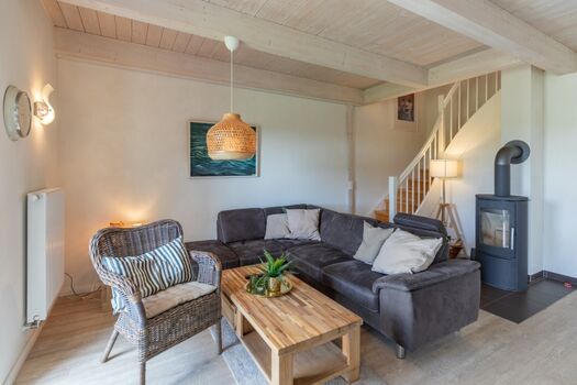 Wohnbereich mit Kaminofen