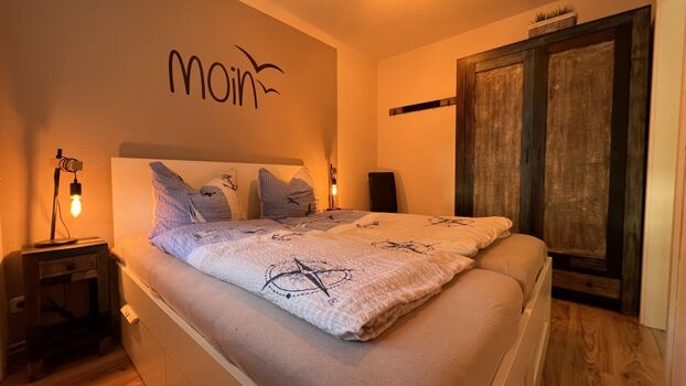 Ferienwohnung mit Garten, nah am Meer