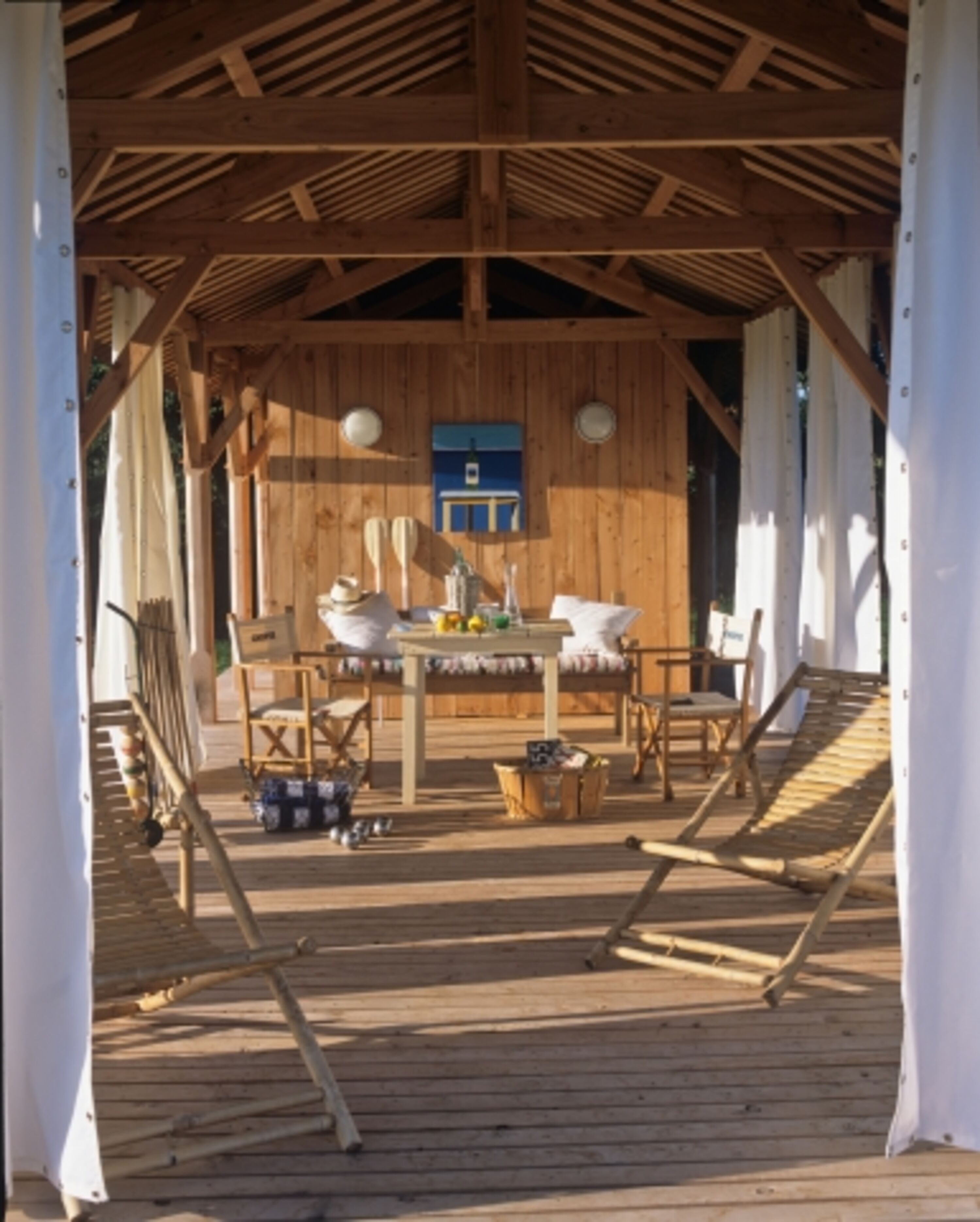 Terrasse Poolhaus