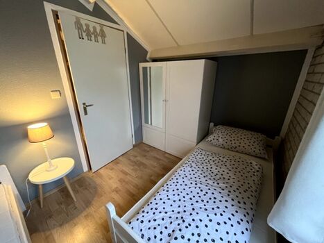 Schlafen 3 mit 2 Einzelbetten im Obergeschoss 