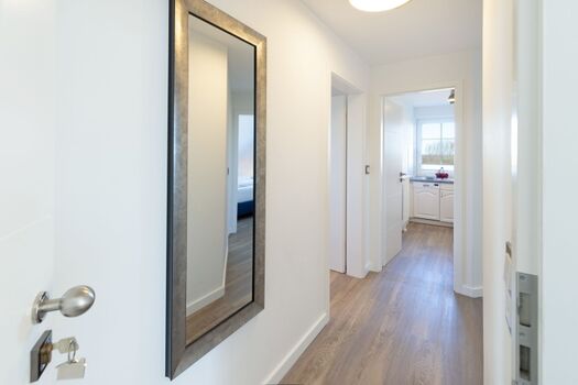 Eingangsbereich des Appartements und Flur