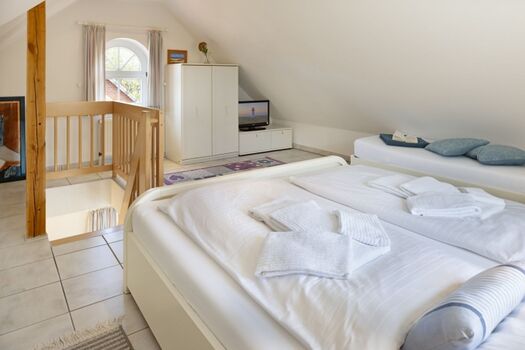 Schlafzimmer eins im Obergeschoss